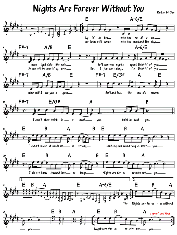 Sheet Music